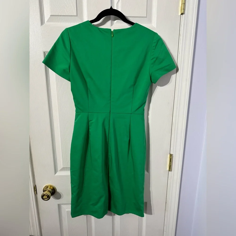 J. Crew Green Elegant Short Sleeve Dress size 0 - Picture 11 of 16